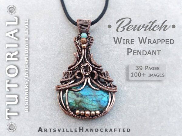Create a Wire Wrap Pendant in 10 minutes! eBook by Monique