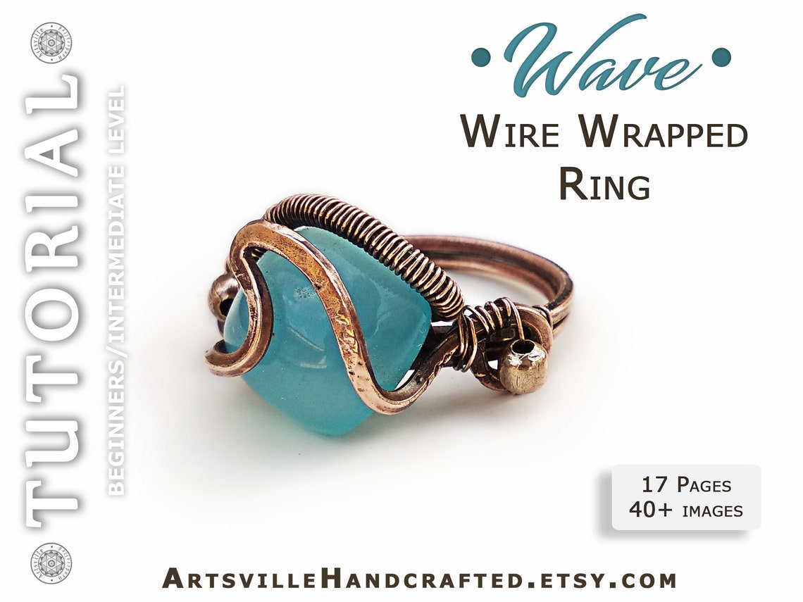 DIY Make Your Own Wave Ring : Wire Wrapped Ring Making Tutorial