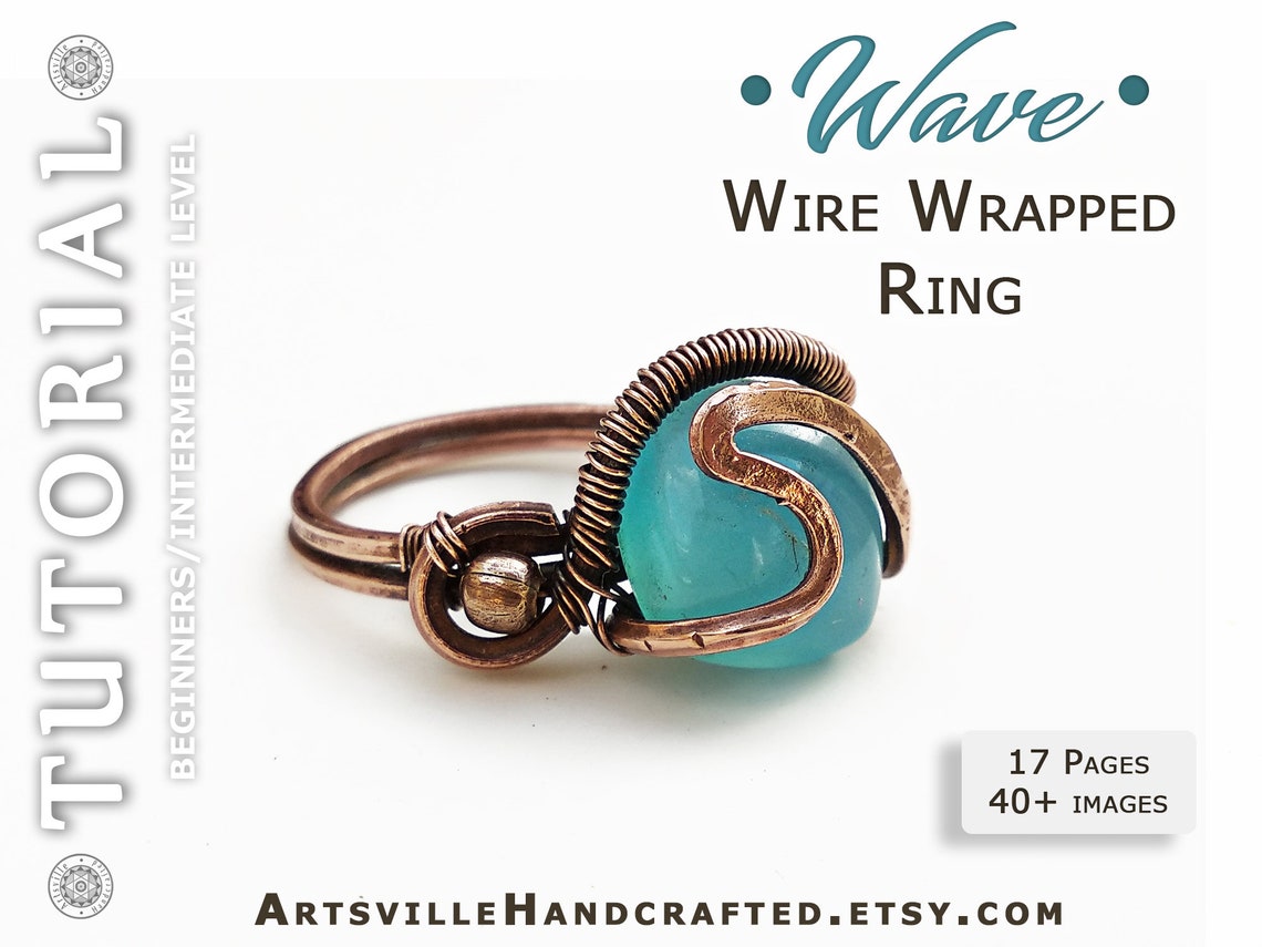 DIY Make Your Own Wave Ring : Wire Wrapped Ring Making Tutorial - Wire Wrap  Tutorials