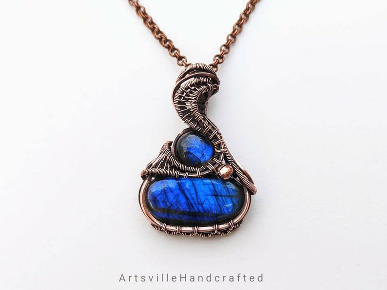 Learn Wire Wrapped Jewelry Making With Wrapping Techniques - Wire Woven Pendant Tutorial