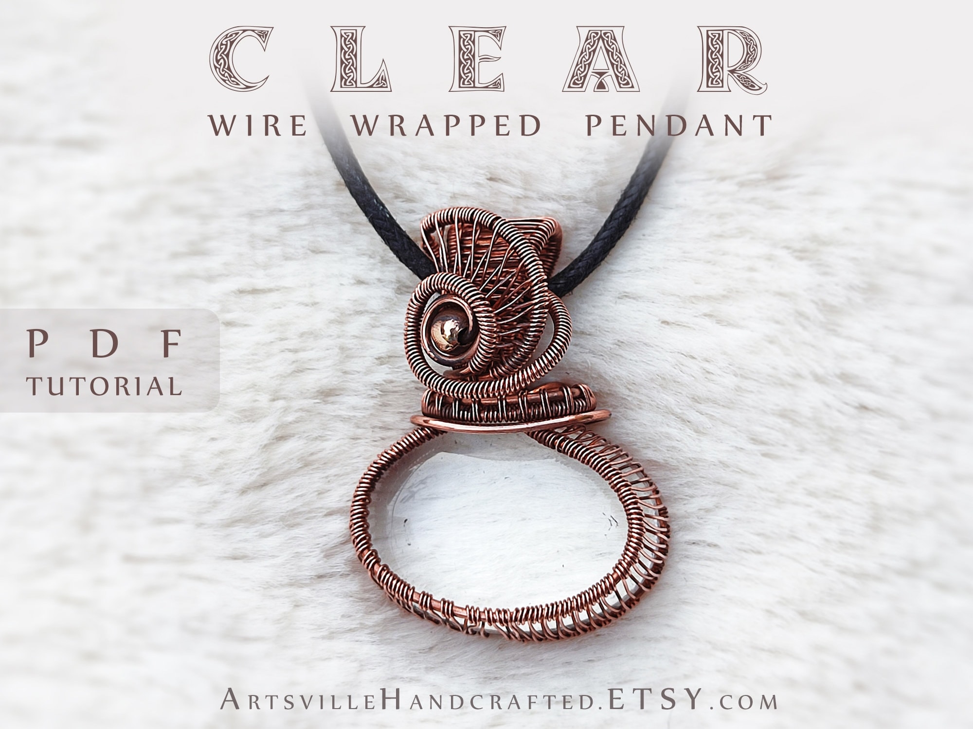 Clear: Wire Wrap Pendant Tutorial for Transparent Cabochons, DIY Wire  Wrapped Pendant, Wire Wrapping Tutorial, Wire Wrap Jewelry Tutorial - Wire  Wrap Tutorials