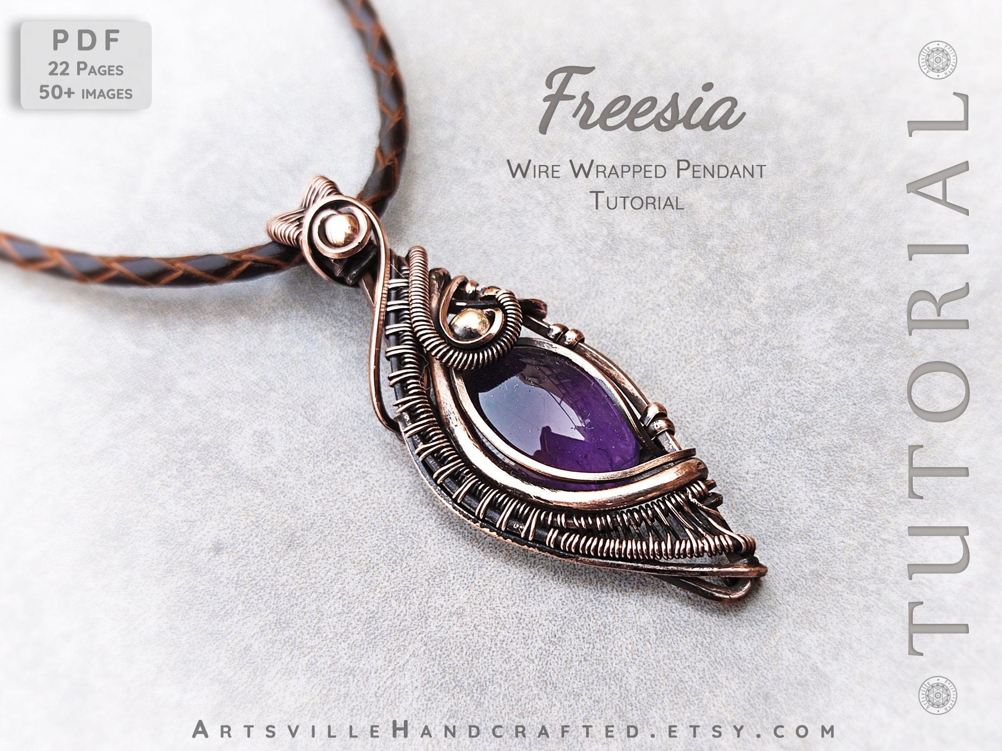 il_fullxfull.3164785089_amss.jpg Create wire wrap pendants, learn wire wrapping, wire wrap tutorial, PDF tutorial, instructions for beginners