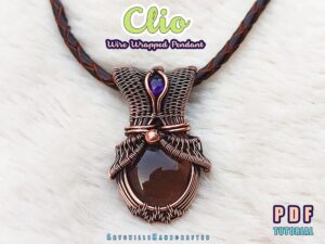 beginner wire wrapping tutorial, Instant PDF download, ArtsvilleHandcrafted