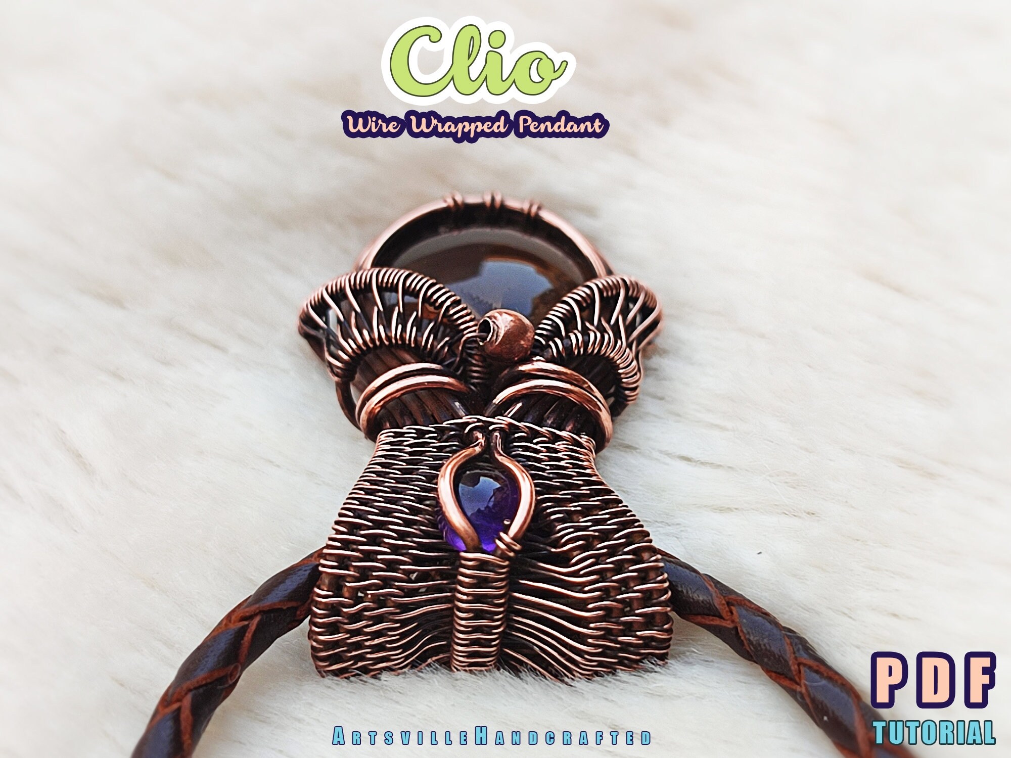 il_fullxfull.5110660792_5a6m.jpg Wire wrapping, Wire work tutorial for beginners, ArtsvilleHandcrafted, Instant PDF download
