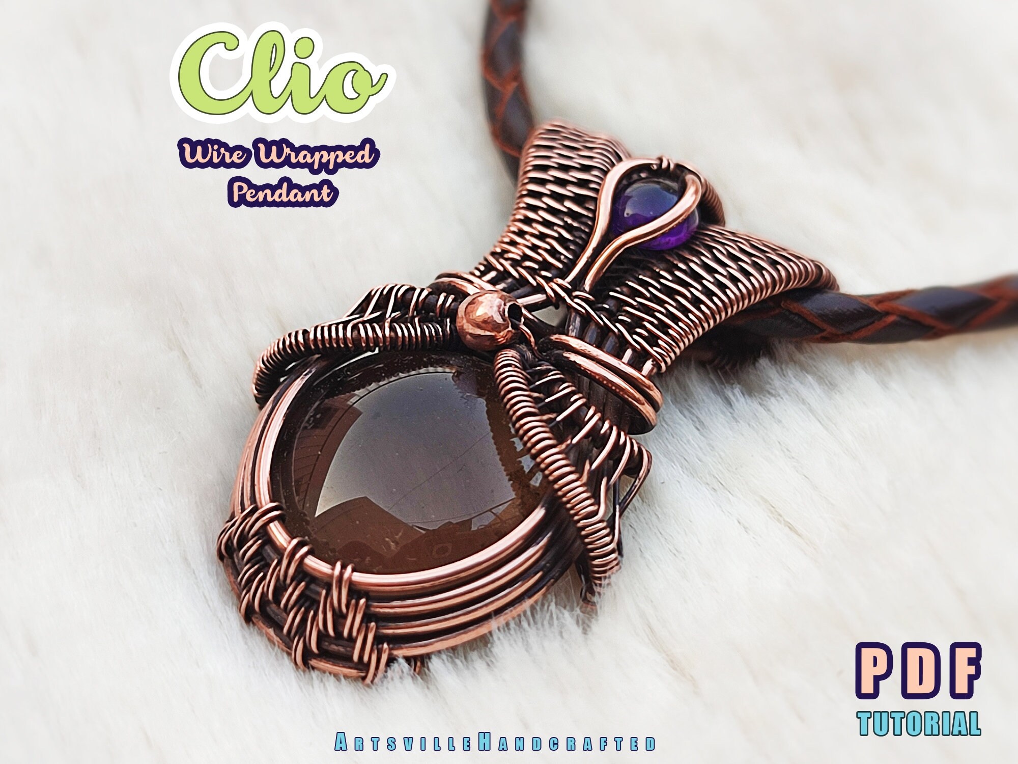 il_fullxfull.5158887263_k9na.jpg Learn wire jewelry techniques, Wire wrapping, Step-by-step wire wrapping, PDF tutorial