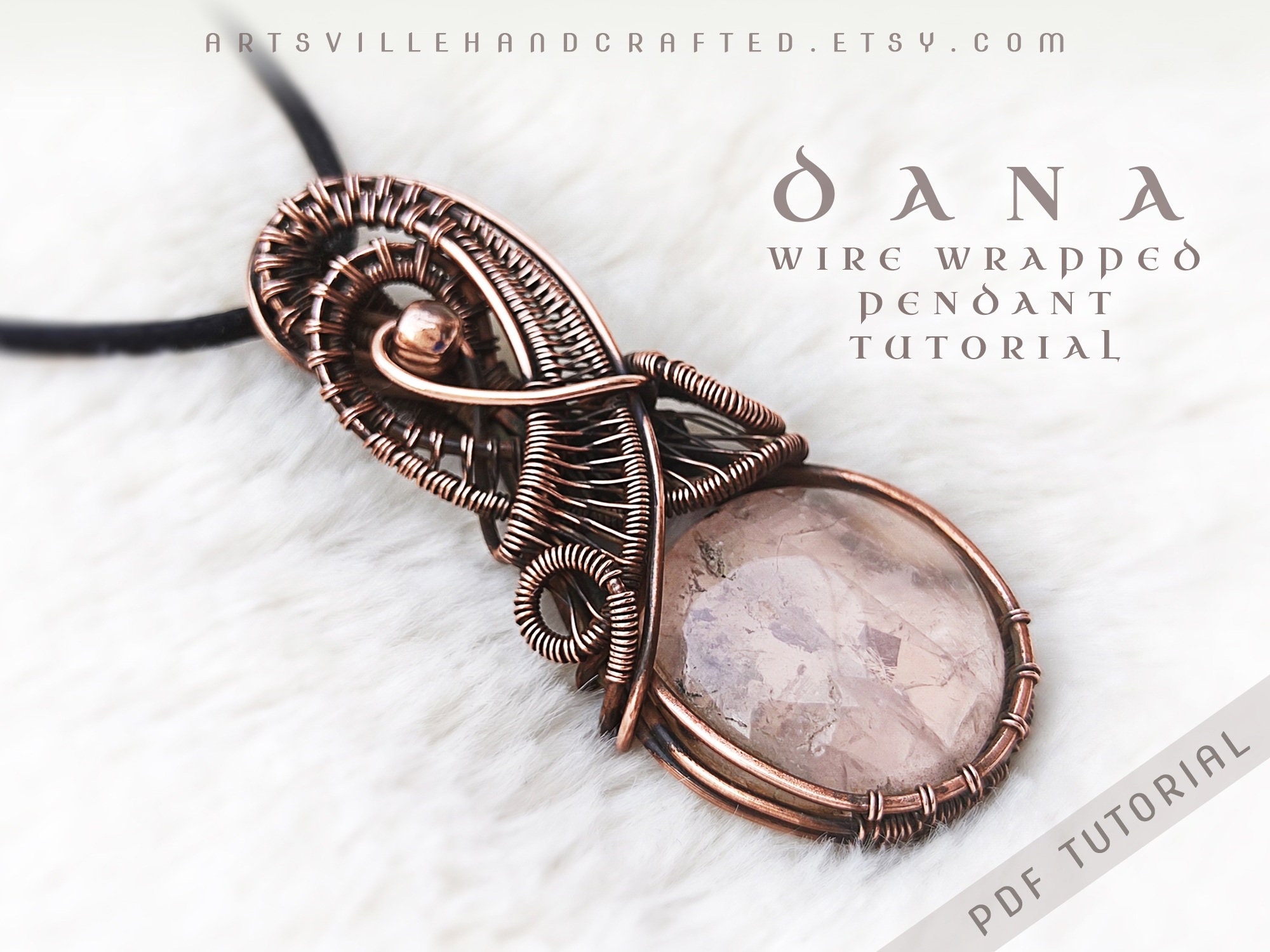 il_fullxfull.5847844461_8csl.jpg Create wire wrap pendants, learn wire wrapping, wire wrap tutorial, PDF tutorial, instructions for beginners